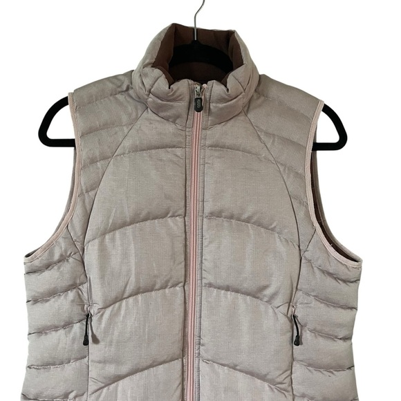 Patagonia Down Puffer Vest with Stand-Up Collar Women Size M - Picture 2 of 5